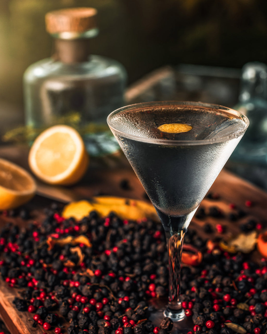 Blue Dot Martini
